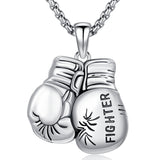 Sterling Silver Hockey Basketball Baseball Soccer Football Sports Pendant Necklace