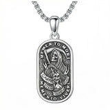 Sterling Silver Memento Mori Tree of Life Anubis Pendant Viking Amulet   Protection Pendant Necklace Egyptian Jewelry