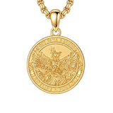 Sterling Silver Phoenix Rising Pendant Necklace NA/AA Sobriety Jewelry