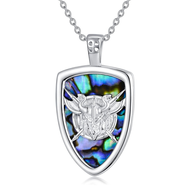 Sterling Silver Peace Sign Coexist Peace Symbol Pirate Tree of Life Thor's Hammer Wolf Raven Viking Series Necklace