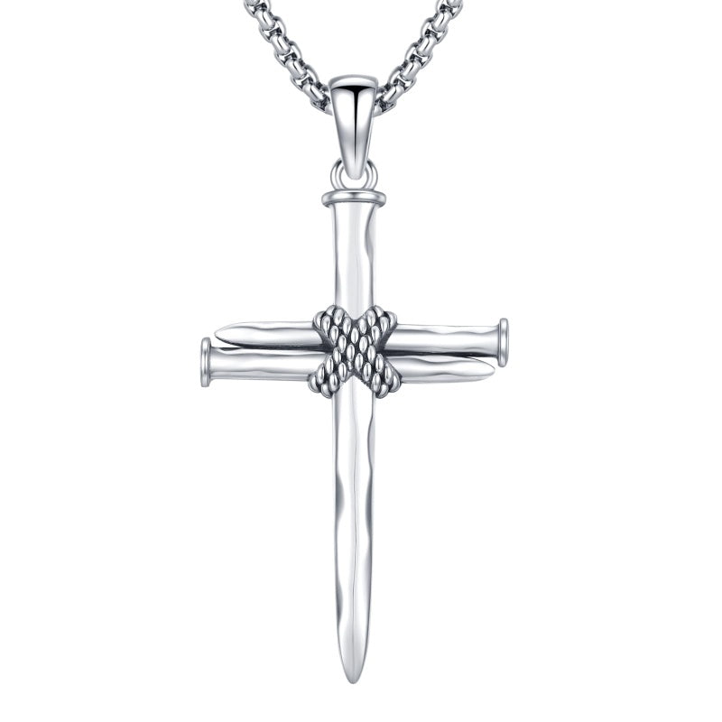 14K Gold Plated Cross Pendant Necklace Protection Jewelry Religious Gift