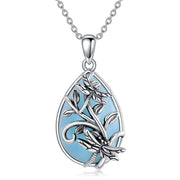 Christmas GiftsDragonfly Necklace for Women S925Silver Dragonfly Animal Necklace for Lover