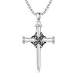 Sterling Silver Cross Pendant Necklace Christian Religious Jewelry Gifts for Anniversary