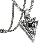 Malachite Turquoise Arrow Pendant Necklace for Men