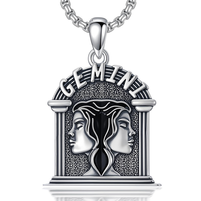 Sterling Silver Constellation Celestial Pendant Necklace