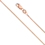 14K Gold 1.0mm Box Link Chain Necklace