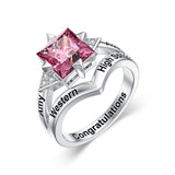 Sterling Silver 10K 14K 18K Gold Customizable Class Ring