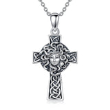 Sterling Silver Medusa Goddess Hand & Heart Ma’at Goddess Nefertiti Goddess Religious Pendant Necklace