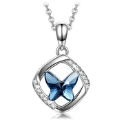 Butterfly 925 Silver Crystal Jewelry for Women  for Your Special Her Hypoallergenic for Sensitive Skin