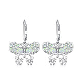 Sterling Silver Bee Butterfly Chicken Chihuahua  Dinosaur Frog Octopus Paw Print Platypus Dangle Earrings