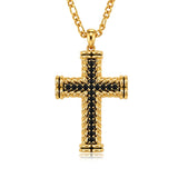 14K Gold  Plated Cross Necklace Simple Religious Jewelry Gift