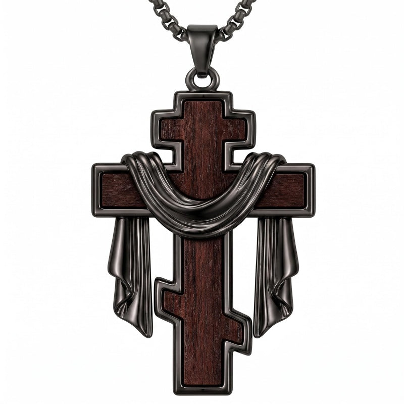 Sterling Silver Cross Pendant Necklace Christian Religious Jewelry Gifts for Anniversary
