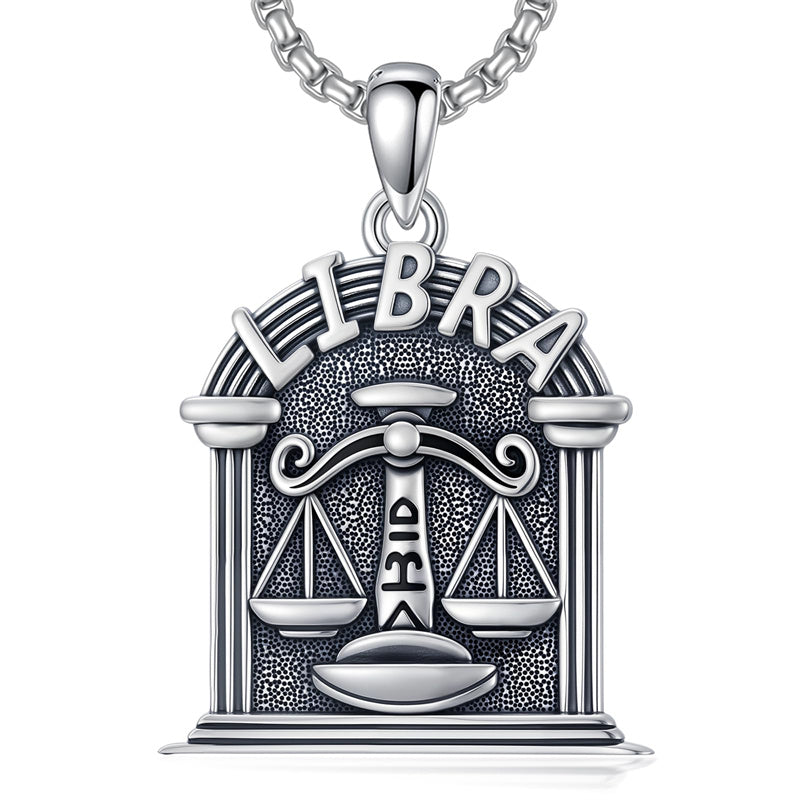 Sterling Silver Constellation Celestial Pendant Necklace