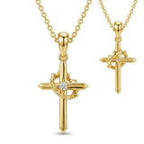 14K Gold Plated Cross Necklaces for Women Faith Jewelry for  Anniversary Christmas Birthday Mother's Day