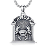 Sterling Silver Constellation Celestial Pendant Necklace