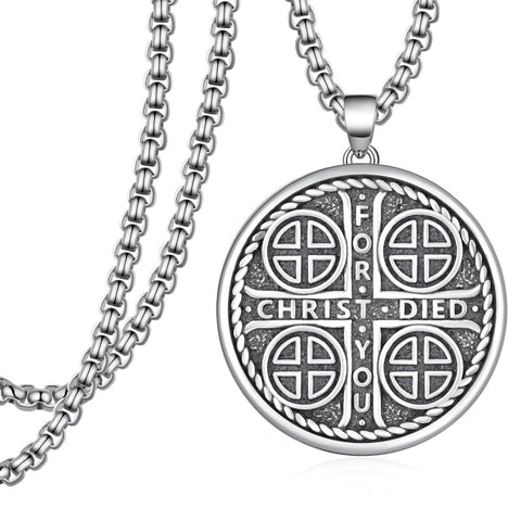 14K Gold Plated  Cross Necklace Religious Amulets Jewelry Gifts