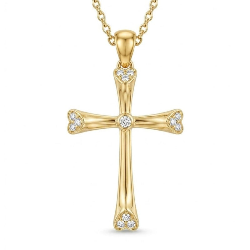 14K Gold Plated Cross Necklaces for Women Faith Jewelry for  Anniversary Christmas Birthday Mother's Day