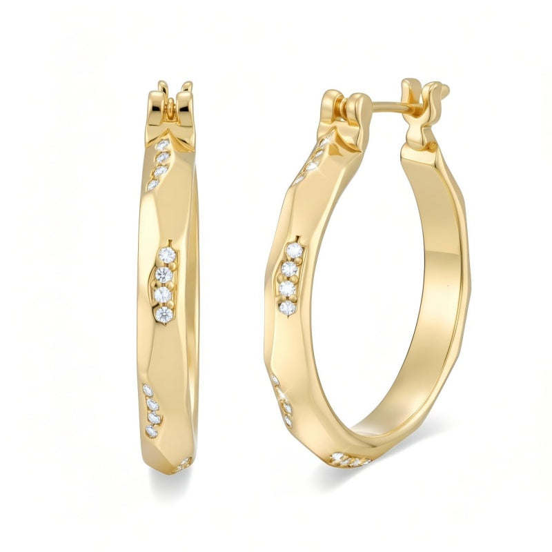 14K Gold Plated Trendy Elegant  Earring for Women