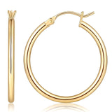 14K Gold Plated  Hoop Earrings for Women