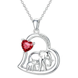 Sterling Silver Mother Daughter Two Hippo Two Elephant Two Horse Two Dachshund Two Cow Pendant Necklace