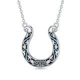 Sterling Silver Cowboy Boot Cowgirl Pendant Necklace