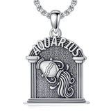 Sterling Silver Constellation Celestial Pendant Necklace