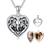 925 Silver Heart Shaped Locket Necklace That Holds Pictures Photo Keep Someone Near to You Custom  Lockets Jewelry Personalized Letters Engraving