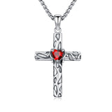 14K Gold Plated Cross Pendant Necklace Protection Jewelry Religious Gift