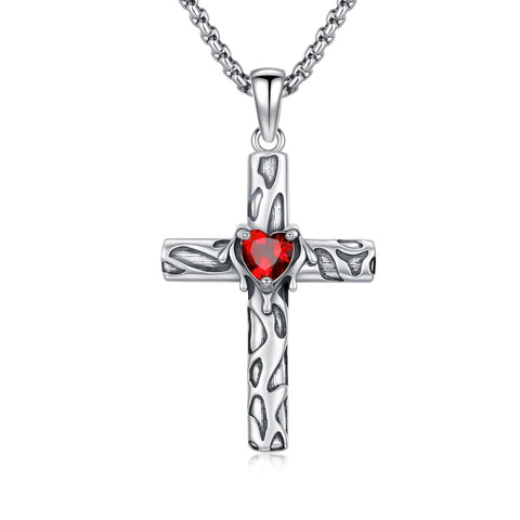 14K Gold Plated Cross Pendant Necklace Protection Jewelry Religious Gift