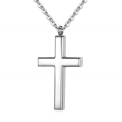 Stainless Steel Cross Pendant Necklace