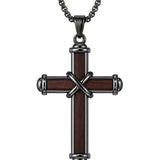 Sterling Silver Cross Pendant Necklace Christian Religious Jewelry Gifts for Anniversary
