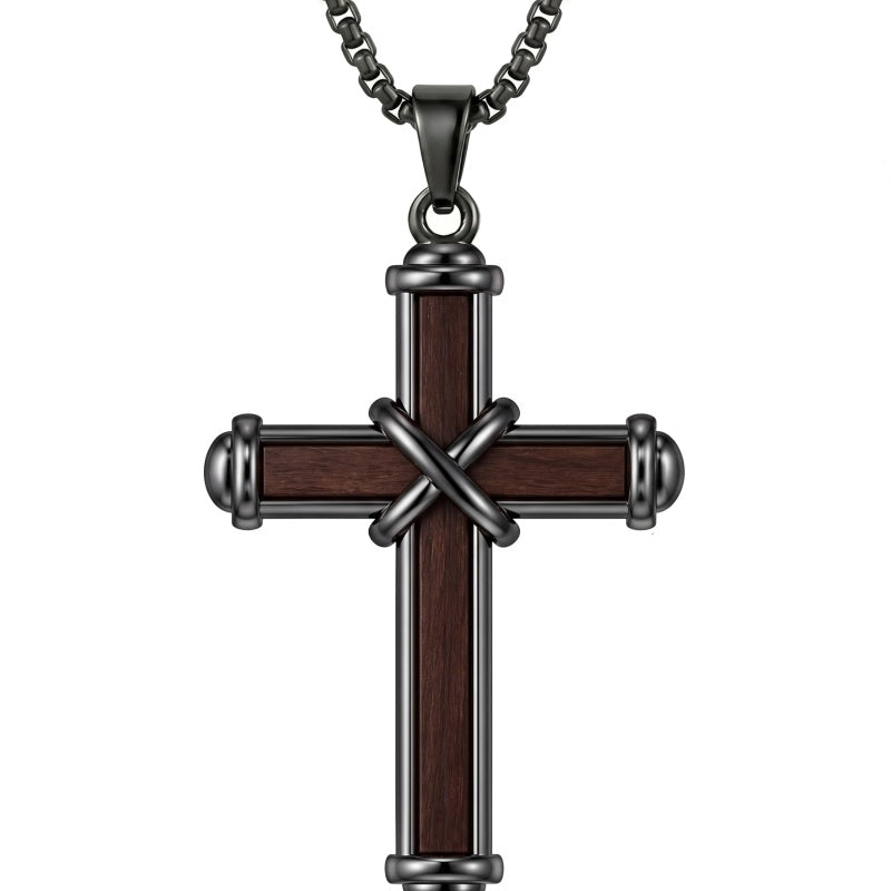Sterling Silver Cross Pendant Necklace Christian Religious Jewelry Gifts for Anniversary