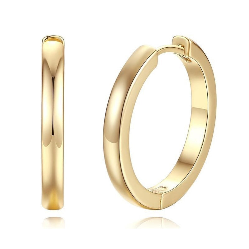 14K Gold Plated Hoop Earring for Women