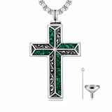 Sterling Silver Cross Hummingbird Cardinal  Rose Sunflower Urn  Necklace for Ashes Cremation Jewelry