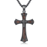 14K Gold Plated Cross Pendant Necklace Protection Jewelry Religious Gift