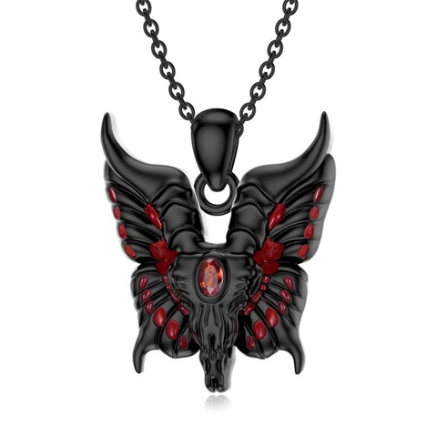 Sterling Silver Cubic Zirconia Butterfly Pendant Necklace