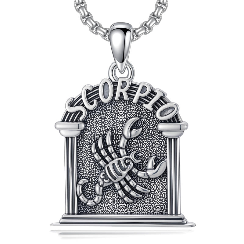 Sterling Silver Constellation Celestial Pendant Necklace