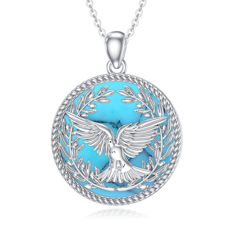 Sterling Silver Bald Eagle Dove Koi Fish Horse Pendant Necklace