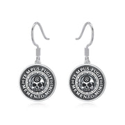 Memento Mori Earrings 925 Silver Jewelry Gifts for Birthday Christmas for Women Men