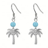 Sterling Silver Turquoise Owl Dragonfly Butterfly Hummingbird Dangle Earrings