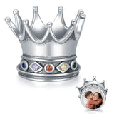 Sterling Silver Tiara Personalized  Photo  Charm