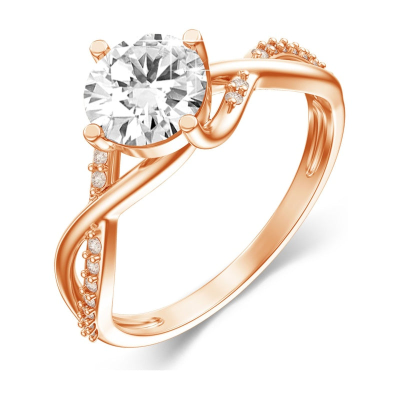 Sterling Silver 10K 14K 18K Gold Personalized Engraved 1-3 Carat Round Moissanite   Anniversary  Engagement Ring