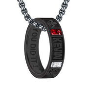 Sterling Silver 10K Gold 14K Gold 18K Gold Custom 2025 Class Pendant Necklace for Men