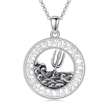 Sterling Silver St Michael St Benedict St Anthony St Jude Medal Pendant Necklace