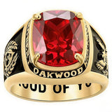 Copper Sterling Silver Custom Birthstone Engraved 2026 Class Ring