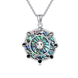 Sterling Silver Sun Pendant Necklace