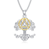 Sterling Silver Amulet AA Protection Pendant  Necklace