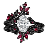 Sterling Silver 10K 14K 18K Gold Custom Engraved Moissanite Engagement Wedding Ring