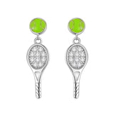 Sterling SilverHockeyBasketball Softball Football Volleyball Pickleball Soccer Baseball Tennis Stud Sport Earrings
