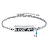 Urn Bracelet for Ashes 925 Sterling Silver Cremation Jewelry for Ashes Keepsake